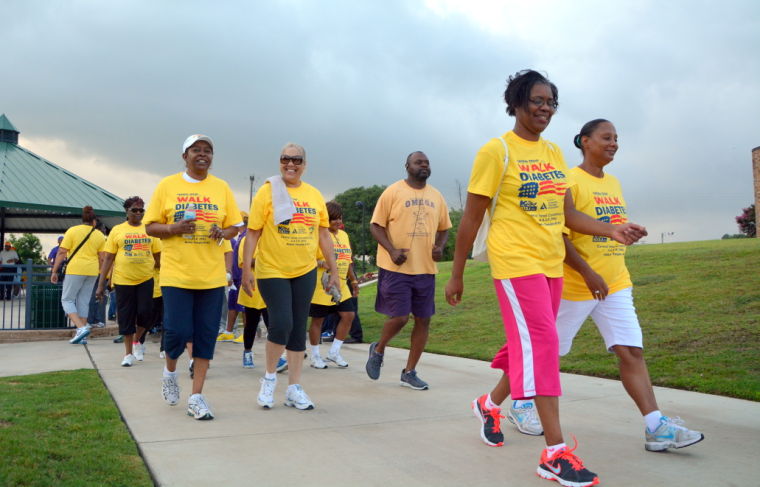 Locals walk in battle against diabetes